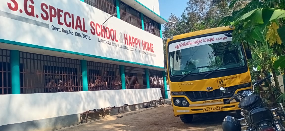 School Bus Donated By Muthoot Group